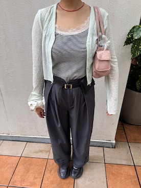 narunaさん（レディース・159cm）の夏コーディネート