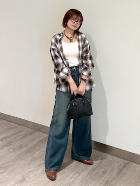 「FREE'S MART（フリーズマート）のアイテム」を使った、narunaさん（レディース・159cm）の秋コーディネート