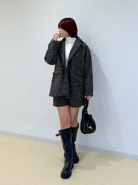 「FREE'S MART（フリーズマート）のアイテム（アクセサリー）」を使った、narunaさん（レディース・159cm）の秋コーディネート