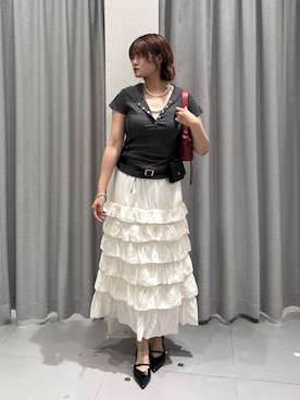 narunaさん(レディース・159cm)の夏コーディネート