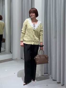 「FREE'S MART（フリーズマート）のアイテム（パンツ）」を使った、narunaさん（レディース・159cm）の秋コーディネート