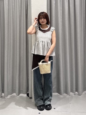 narunaさん（レディース・159cm）の夏コーディネート