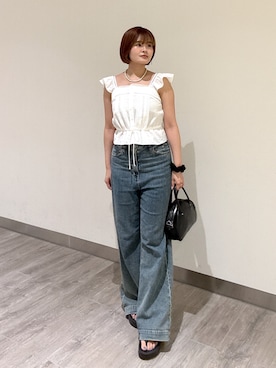 narunaさん（レディース・159cm）の夏コーディネート