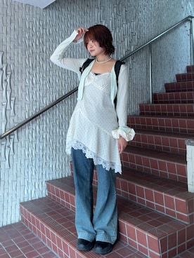 narunaさん（レディース・159cm）の夏コーディネート