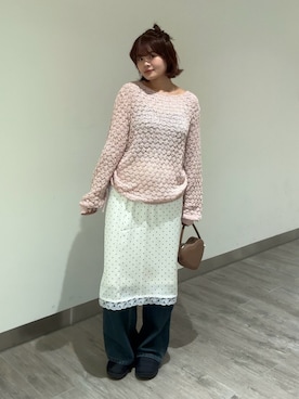 narunaさん（レディース・159cm）の冬コーディネート