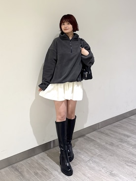 narunaさん（レディース・159cm）の冬コーディネート