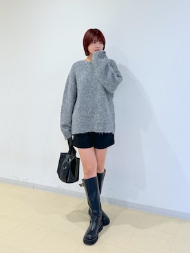 「FREE'S MART（フリーズマート）のアイテム（アクセサリー）」を使った、narunaさん（レディース・159cm）の秋コーディネート