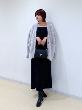 「FREE'S MART（フリーズマート）のアイテム（アクセサリー）」を使った、narunaさん（レディース・159cm）の冬コーディネート