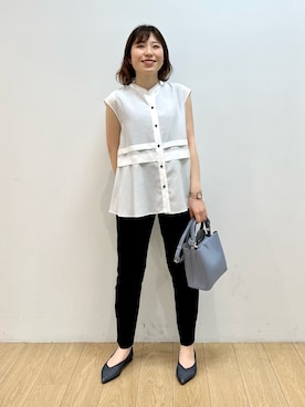 「155㎝コーデ」｜「アイテム（その他）」を使った、ゆいぴーさん（レディース・155cm）の春コーディネート