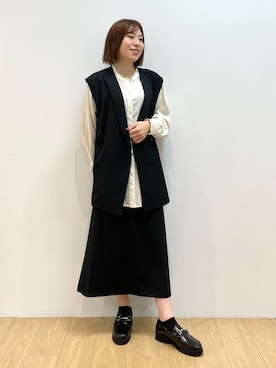「リアルバイ」｜ゆいぴーさん（レディース・155cm）の秋コーディネート