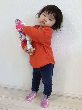 chumu☺︎さん（キッズ・80cm）の春コーディネート