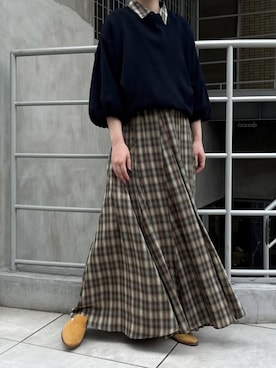 moniさん（レディース・155cm）の秋コーディネート