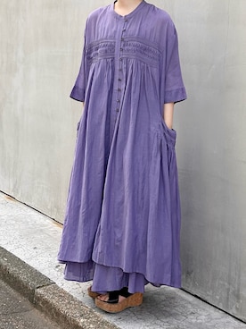 「インド綿」｜moniさん（レディース・155cm）の春コーディネート