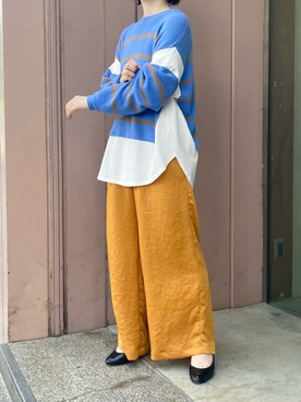 「Munich（ミューニック）のアイテム」を使った、moniさん（レディース・155cm）の秋コーディネート