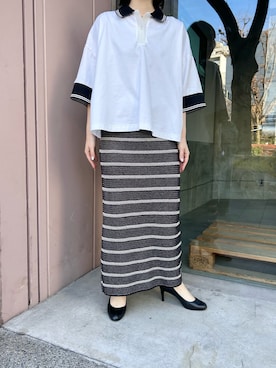 「Munich（ミューニック）のアイテム」を使った、moniさん（レディース・155cm）の春コーディネート
