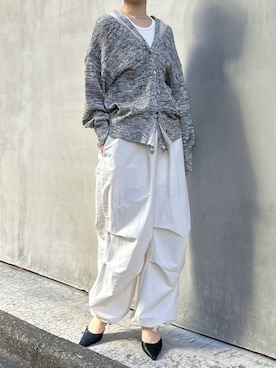 「Munich（ミューニック）のアイテム（パンツ）」を使った、moniさん（レディース・155cm）の夏コーディネート