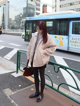 moekaさん（レディース・164cm）の冬コーディネート