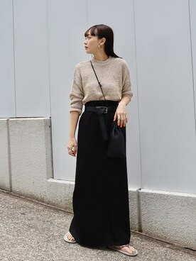 「ooju（オージュ）のアイテム」を使った、moekaさん（レディース・164cm）の春コーディネート