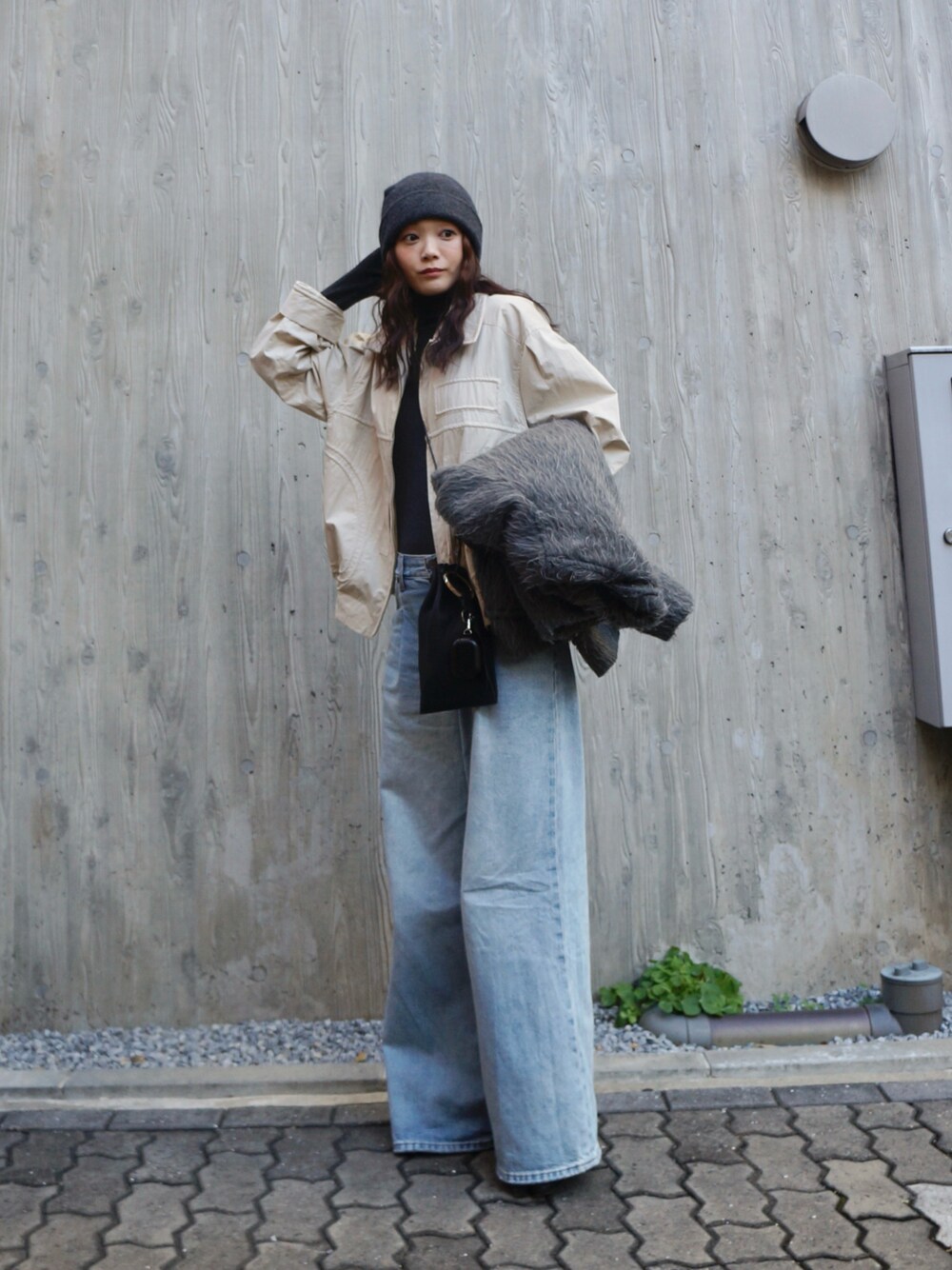 LA PEAU DE GEM】ロープインブルゾンを使った人気ファッション