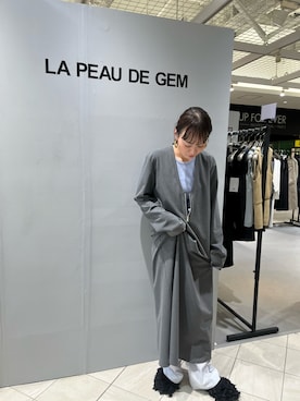 「BASERANGE（ベースレンジ）のアイテム」を使った、moekaさん（レディース・164cm）の春コーディネート