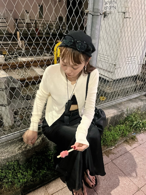 ラポドュジェム　washable full button knit washable full button knit – LA PEAU DE GEM