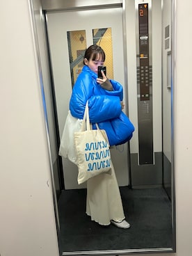 「yo BIOTOP（ヨービオトープ）のアイテム」を使った、moekaさん（レディース・164cm）の春コーディネート