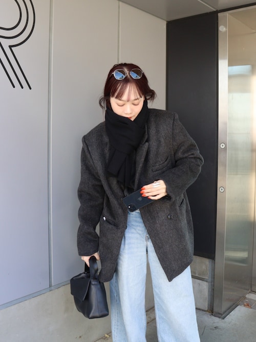 セール】【LA PEAU DE GEM】melton jacket outer/メルトンジャケット