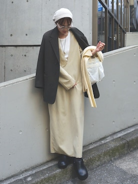 moekaさん（レディース・164cm）の冬コーディネート