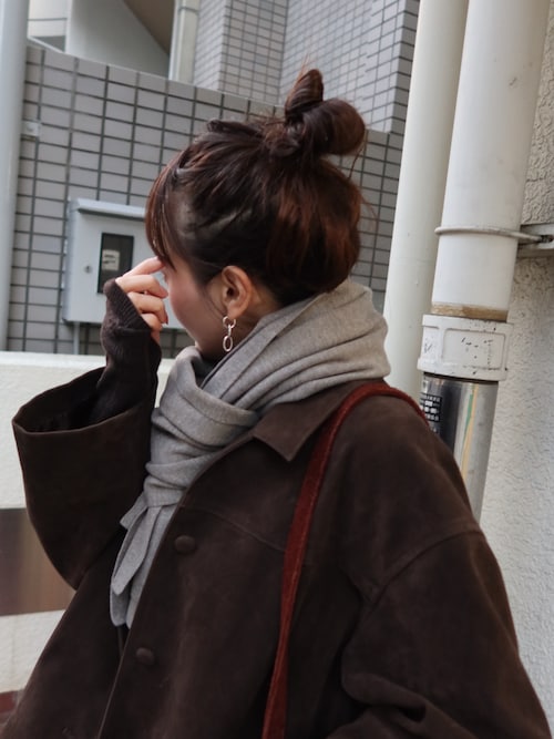 LA PEAU DE GEM】antipilling muffler/アンチピリングマフラー