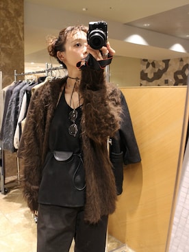 moekaさん（レディース・164cm）の冬コーディネート