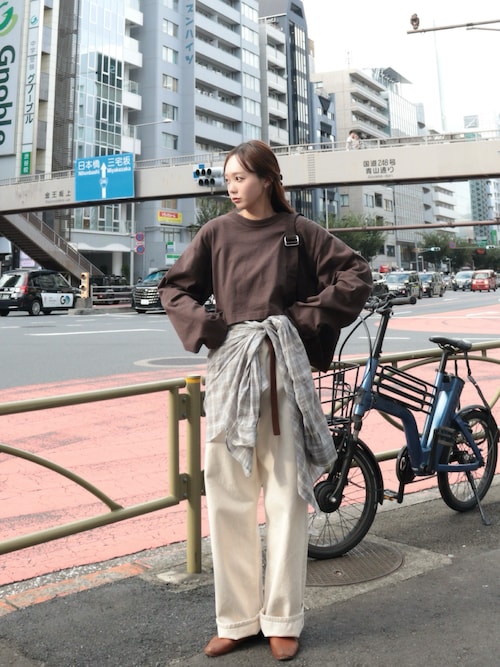 la peau de gem（ラポドゥジェム） tシャツ スリーブタッククロップド