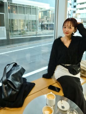 moekaさん（レディース・164cm）の冬コーディネート