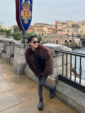 「アイテム（その他アウター）」を使った、moekaさん（レディース・164cm）の秋コーディネート