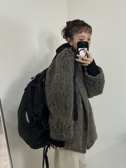 セール】【LA PEAU DE GEM】raglan coat/ラグランコート（ステンカラー