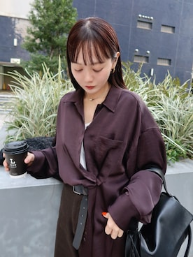 moekaさん（レディース・164cm）の冬コーディネート