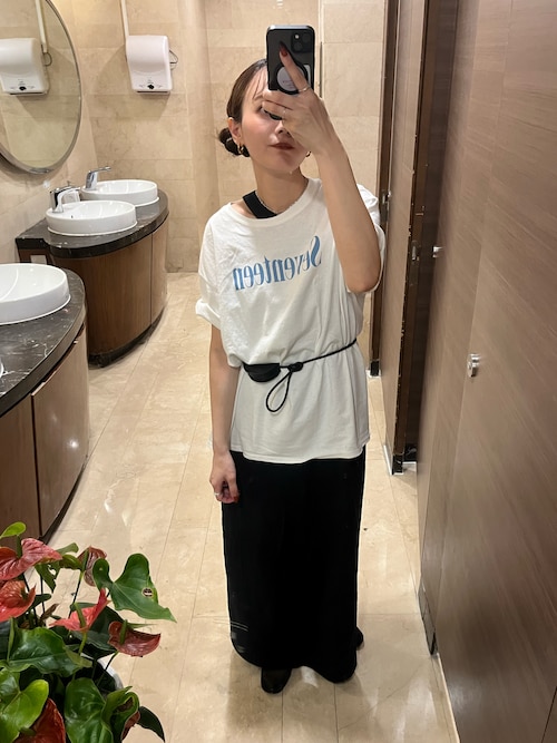 LA PEAU DE GEM】linen long one piece/リネンロングワンピ