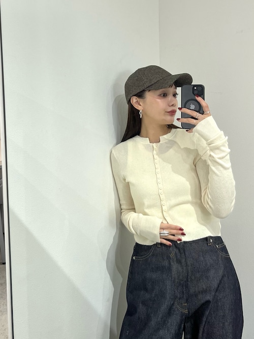 ラポドュジェム　washable full button knit washable full button knit – LA PEAU DE GEM