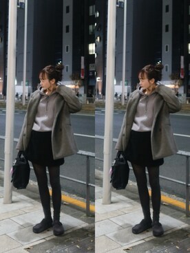 moekaさん(レディース・164cm)の冬コーディネート