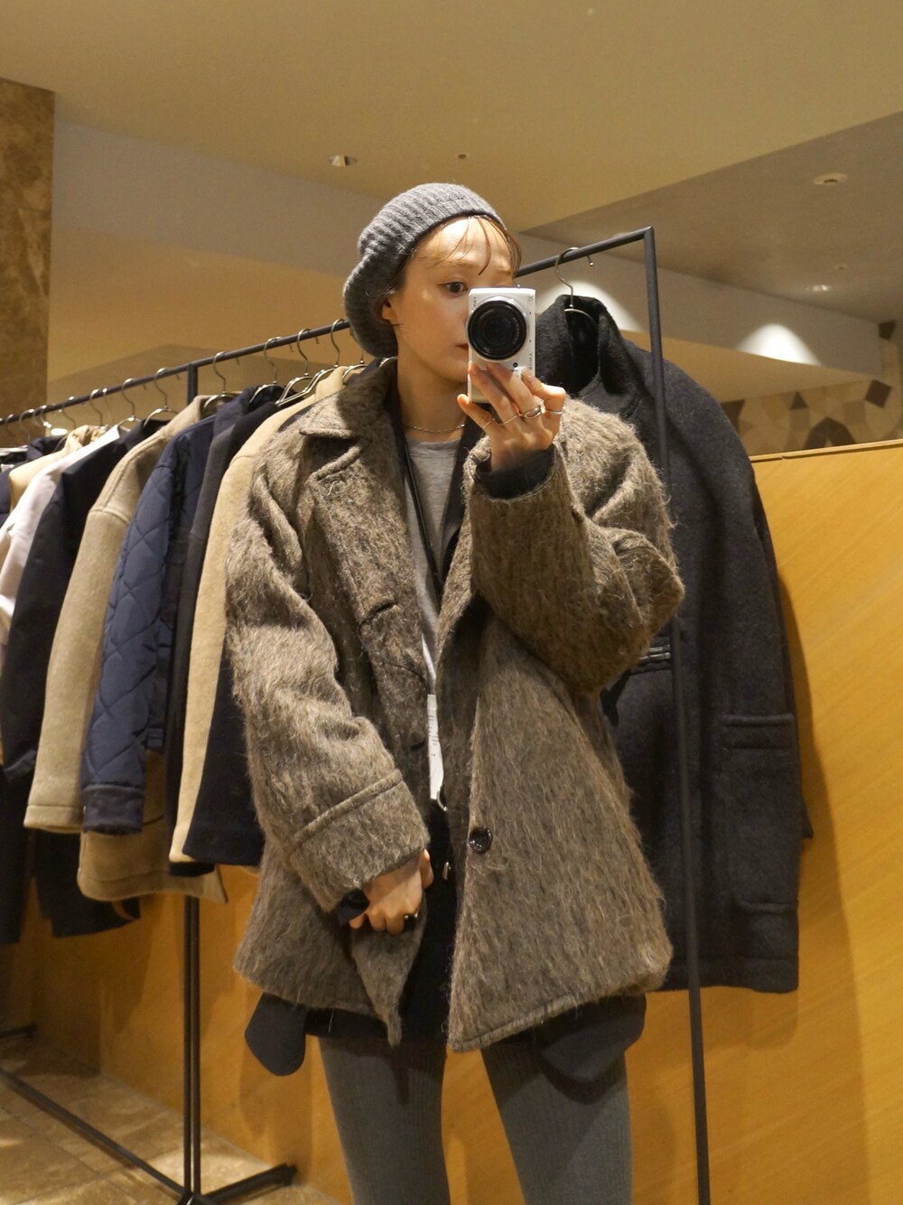LA PEAU DE GEM】raglan coat/ラグランコートを使った人気ファッション
