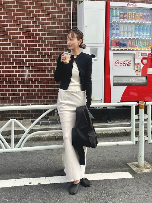 LA PEAU DE GEM】washable full button knit/ウォッシャブルフルボタン