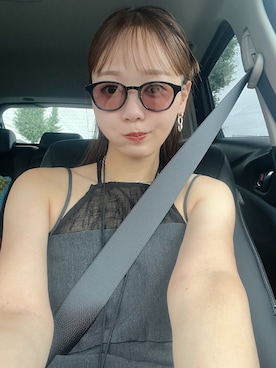 「アイテム（オールインワン・サロペット）」を使った、moekaさん（レディース・164cm）の夏コーディネート
