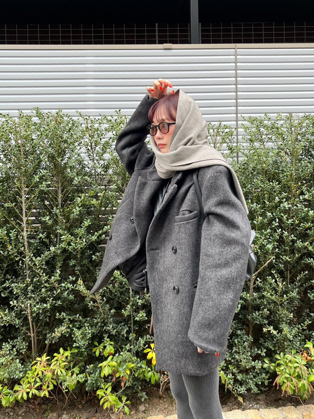 LA PEAU DE GEM】melton jacket outer/メルトンジャケットアウターを