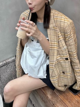 moekaさん（レディース・164cm）の春コーディネート