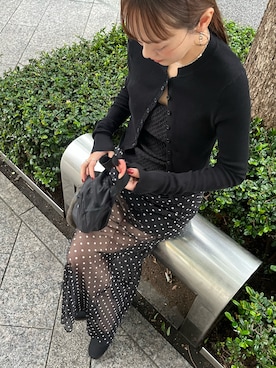 「LA PEAU DE GEM（ラポドゥジェム）のアイテム」を使った、moekaさん（レディース・164cm）の秋コーディネート