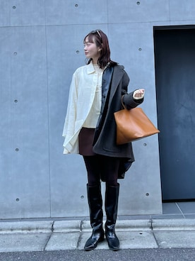 moekaさん（レディース・164cm）の冬コーディネート