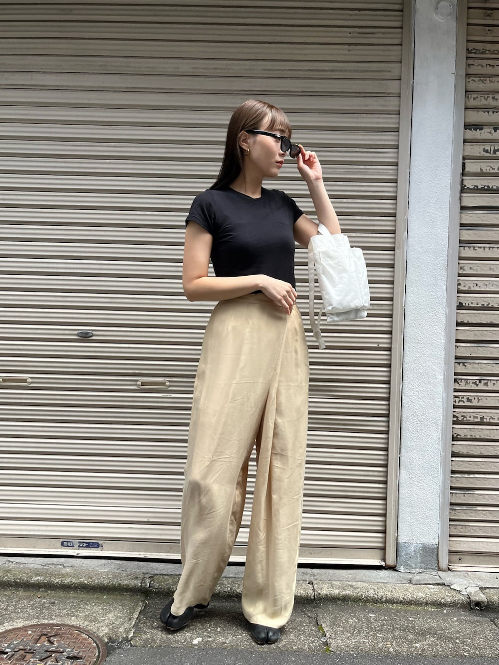 WOMEN【Hanes for BIOTOP】TRIBLEND CROPPED T-SHIRTS 2P (SOLID