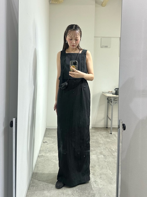 【関税込み】The Garment ブラック Pluto ミディアムスカート ☆sacai☆関税込♪日本未入荷♪ポケット ミディアムスカート