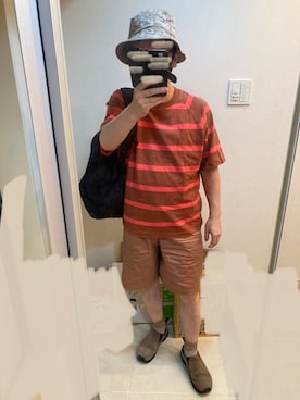 「MERRELL（メレル）のアイテム（スリッポン）」を使った、みつぴょんさん（メンズ・170cm）の秋コーディネート