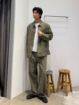 「BAYFLOW（ベイフロー）のアイテム」を使った、riiiin0804さん（メンズ・183cm）の秋コーディネート