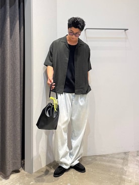 「BAYFLOW（ベイフロー）のアイテム」を使った、riiiin0804さん（メンズ・183cm）の夏コーディネート